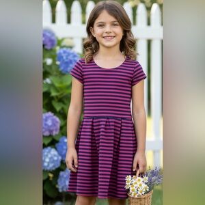 Polo Ralph Lauren Preppy Casual Chic Striped Girl's Dress 6